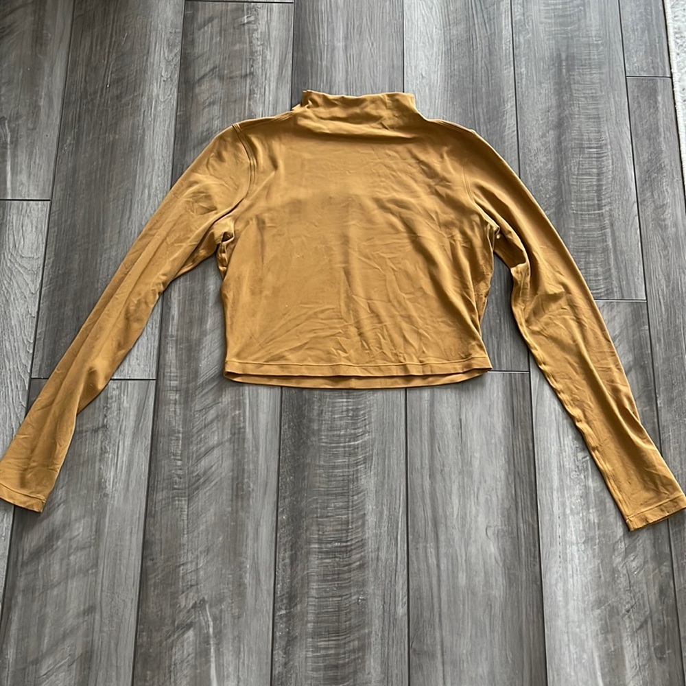 Lululemon All Aligned Mock Neck Long Sleeve Nulu